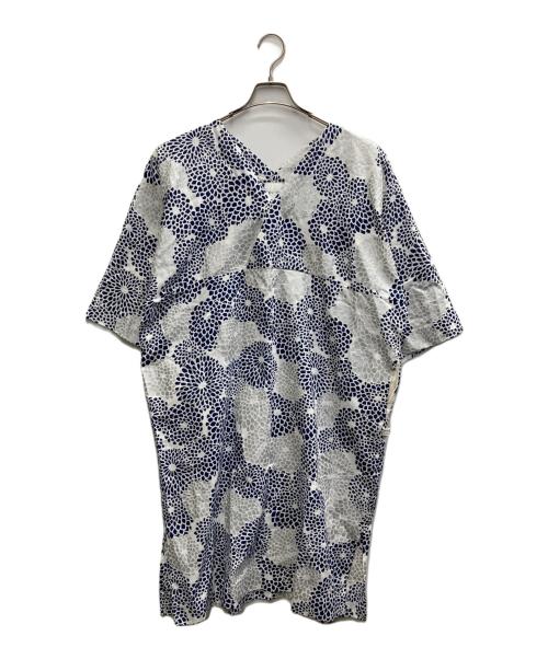 SOU・SOU（ソウソウ）SOU・SOU (ソウソウ) 知多木綿 文 大帷（おおかたびら） 菊づくし 清風 ブルー サイズ:Sの古着・服飾アイテム