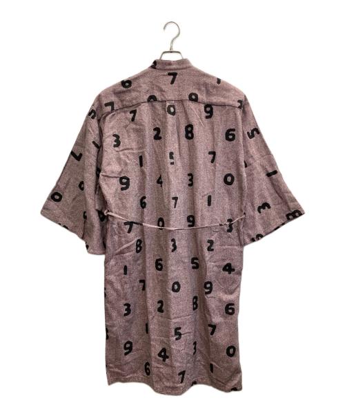 SOU・SOU（ソウソウ）SOU・SOU (ソウソウ) スタンドカラー 総柄ワンピース パープル サイズ:Mの古着・服飾アイテム