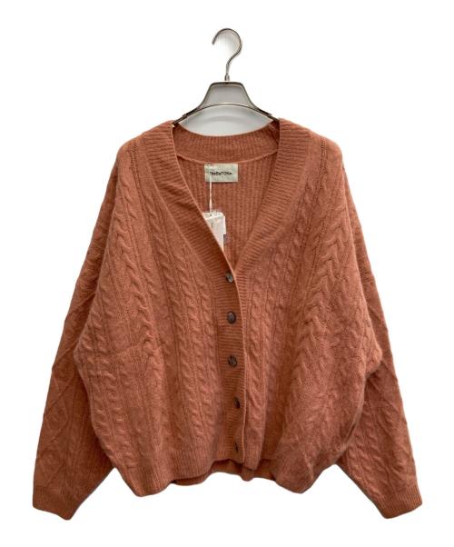 the ba tone（ザ バトン）the ba tone (ザ バトン) ニットカーディガン オレンジ サイズ:SIZE38の古着・服飾アイテム