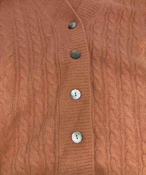 the ba tone（ザ バトン）the ba tone (ザ バトン) ニットカーディガン オレンジ サイズ:SIZE38の古着・服飾アイテム