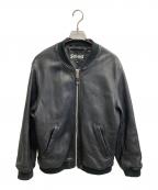 Schottショット）の古着「LEATHER BOWERY JACKET」｜ブラック