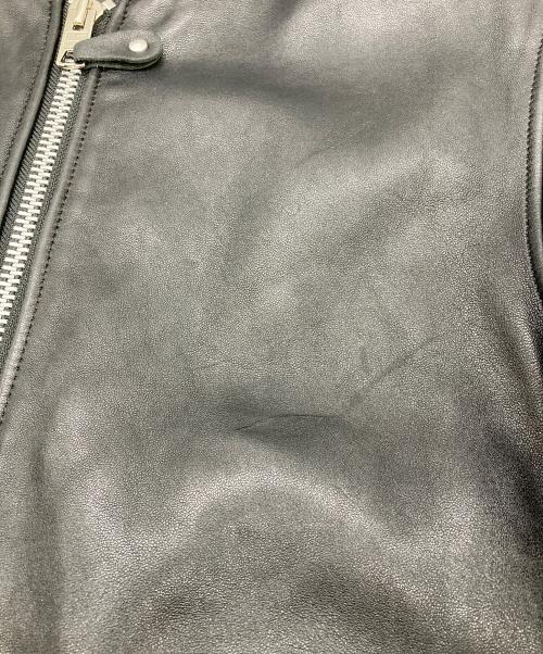 Schott（ショット）Schott (ショット) LEATHER BOWERY JACKET ブラック サイズ:XLの古着・服飾アイテム