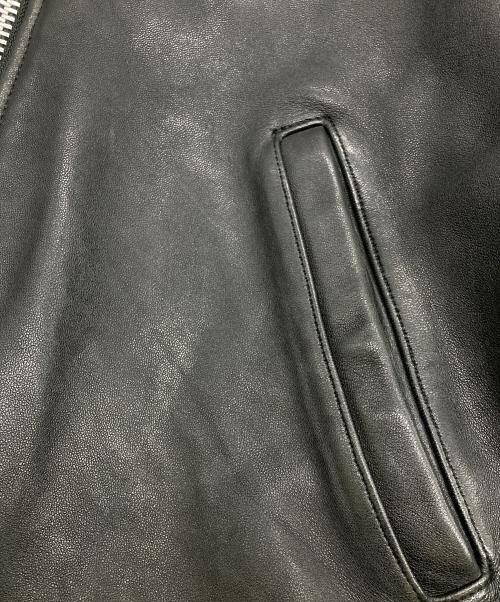 Schott（ショット）Schott (ショット) LEATHER BOWERY JACKET ブラック サイズ:XLの古着・服飾アイテム