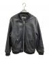Schott（ショット）の古着「LEATHER BOWERY JACKET」｜ブラック