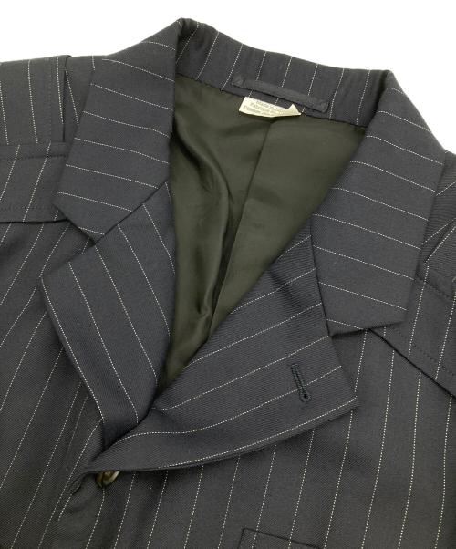 COMME des GARCONS HOMME DEUX（コムデギャルソン オム ドゥ）COMME des GARCONS HOMME DEUX (コムデギャルソン オム ドゥ) AD2019　再構築ストライプテーラードジャケット ネイビー サイズ:Sの古着・服飾アイテム