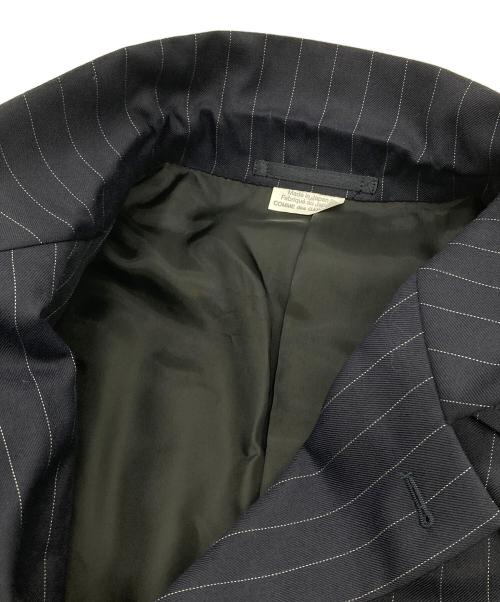 COMME des GARCONS HOMME DEUX（コムデギャルソン オム ドゥ）COMME des GARCONS HOMME DEUX (コムデギャルソン オム ドゥ) AD2019　再構築ストライプテーラードジャケット ネイビー サイズ:Sの古着・服飾アイテム