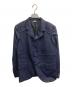 COMME des GARCONS HOMME DEUX（コムデギャルソン オム ドゥ）の古着「AD2019　再構築ストライプテーラードジャケット」｜ネイビー