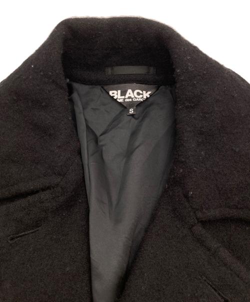 BLACK COMME des GARCONS（ブラックコムデギャルソン）BLACK COMME des GARCONS (ブラックコムデギャルソン) Pコート/AD2023 ブラック サイズ:Sの古着・服飾アイテム