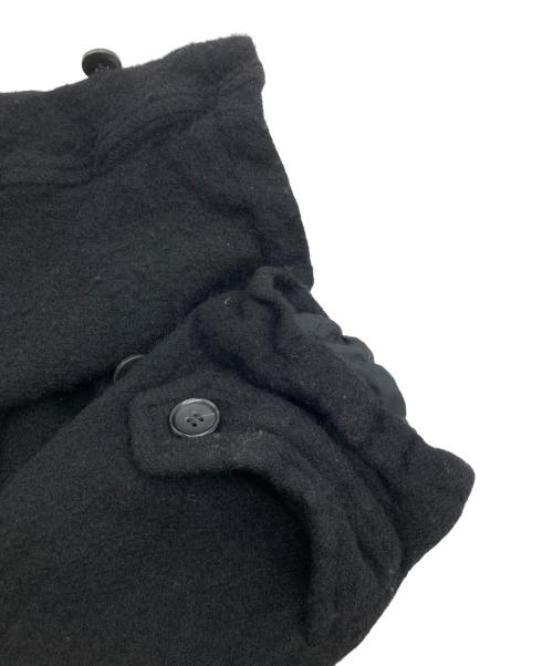 BLACK COMME des GARCONS（ブラックコムデギャルソン）BLACK COMME des GARCONS (ブラックコムデギャルソン) Pコート/AD2023 ブラック サイズ:Sの古着・服飾アイテム