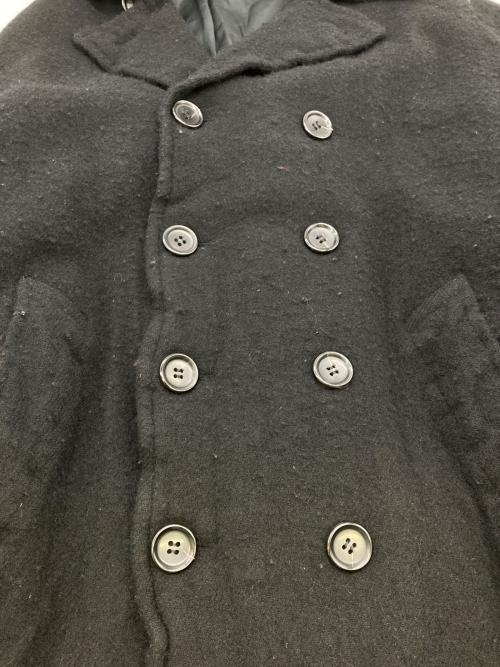 BLACK COMME des GARCONS（ブラックコムデギャルソン）BLACK COMME des GARCONS (ブラックコムデギャルソン) Pコート/AD2023 ブラック サイズ:Sの古着・服飾アイテム