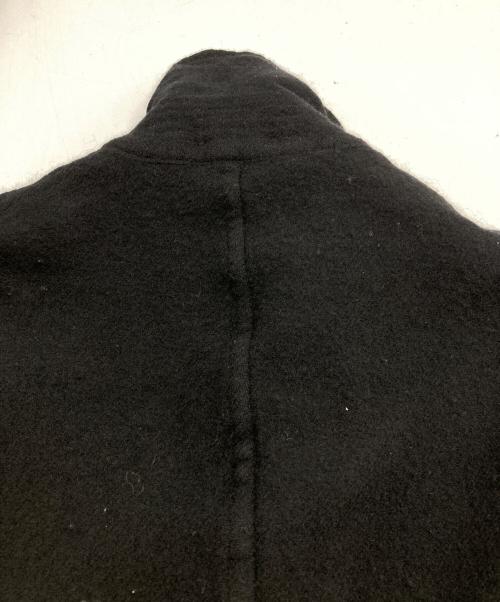 BLACK COMME des GARCONS（ブラックコムデギャルソン）BLACK COMME des GARCONS (ブラックコムデギャルソン) Pコート/AD2023 ブラック サイズ:Sの古着・服飾アイテム