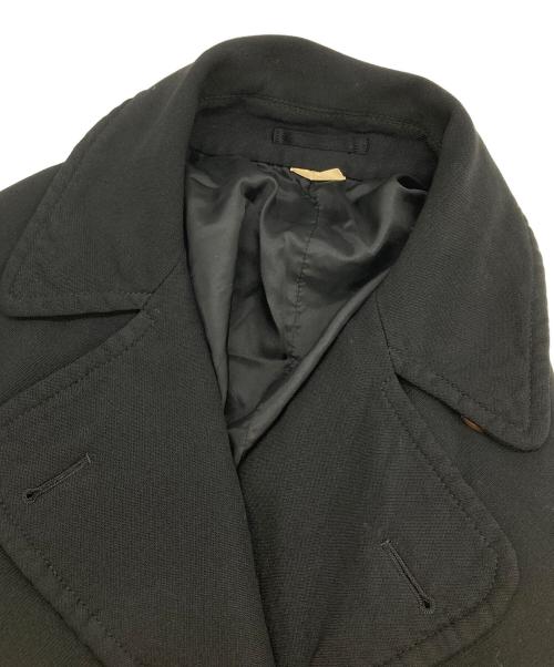 COMME des GARCONS HOMME DEUX（コムデギャルソン オム ドゥ）COMME des GARCONS HOMME DEUX (コムデギャルソン オム ドゥ) AD2020　ポリエステル縮絨 トレンチコート ブラック サイズ:Sの古着・服飾アイテム