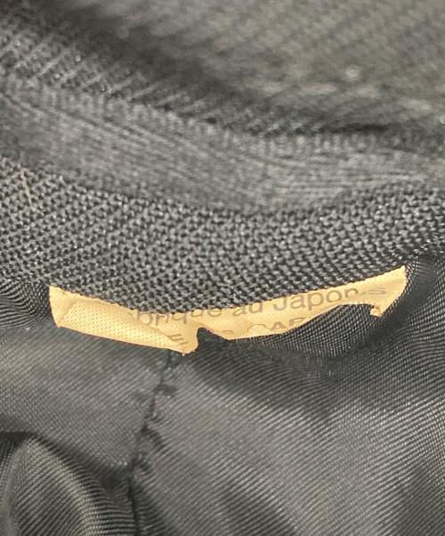 COMME des GARCONS HOMME DEUX（コムデギャルソン オム ドゥ）COMME des GARCONS HOMME DEUX (コムデギャルソン オム ドゥ) AD2020　ポリエステル縮絨 トレンチコート ブラック サイズ:Sの古着・服飾アイテム