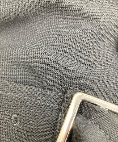 COMME des GARCONS HOMME DEUX（コムデギャルソン オム ドゥ）COMME des GARCONS HOMME DEUX (コムデギャルソン オム ドゥ) AD2020　ポリエステル縮絨 トレンチコート ブラック サイズ:Sの古着・服飾アイテム