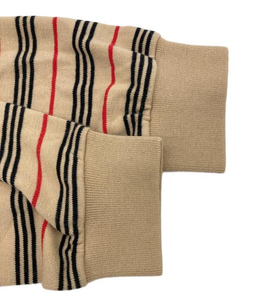 BURBERRY GOLF（バーバリーゴルフ）BURBERRY GOLF (バーバリーゴルフ) ボーダーポロシャツ ブラウン サイズ:Mの古着・服飾アイテム