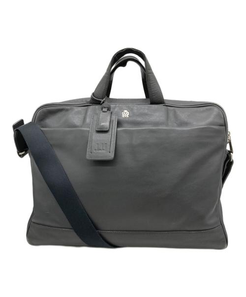 dunhill（ダンヒル）dunhill (ダンヒル) レザービジネスバッグ グレーの古着・服飾アイテム