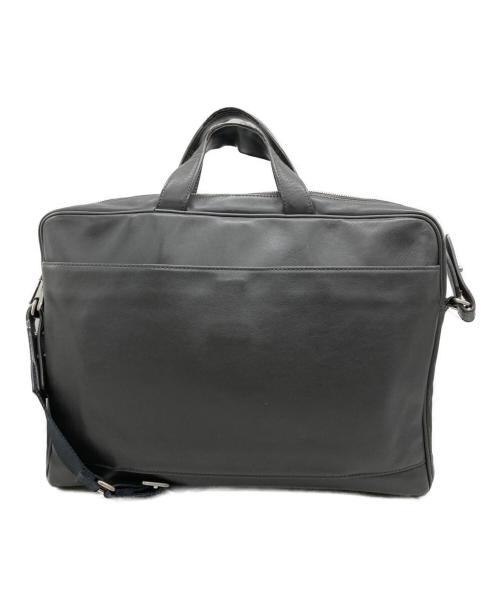 dunhill（ダンヒル）dunhill (ダンヒル) レザービジネスバッグ グレーの古着・服飾アイテム