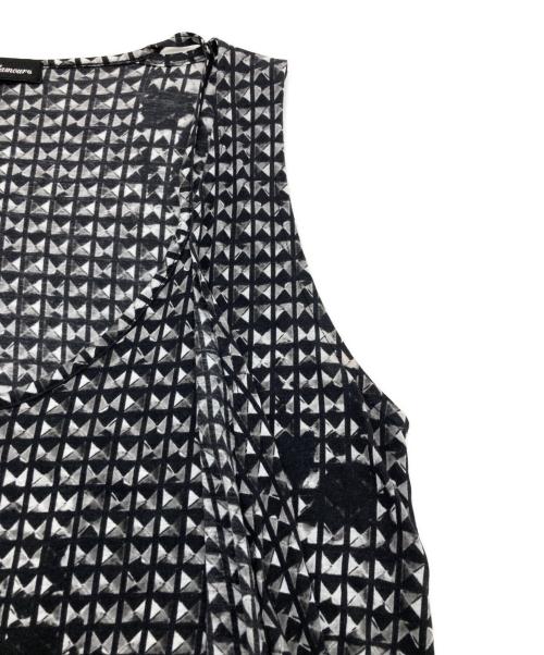 Hysteric Glamour（ヒステリックグラマー）Hysteric Glamour (ヒステリックグラマー) 幾何学プリントスカルタンクトップ ブラック サイズ:FREEの古着・服飾アイテム