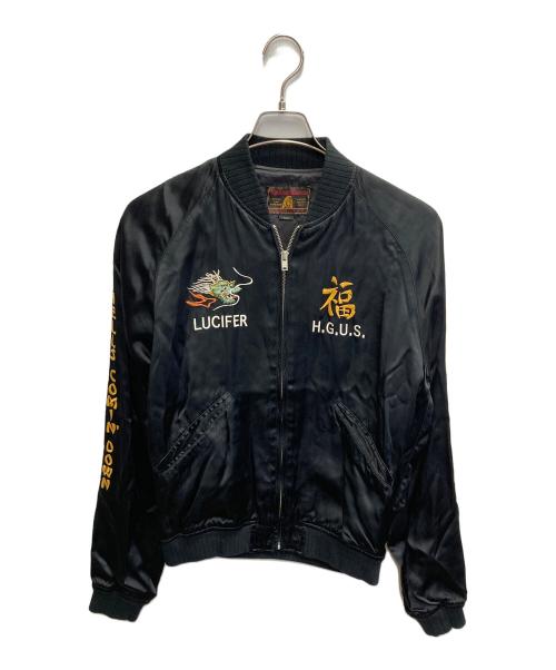 Hysteric Glamour（ヒステリックグラマー）Hysteric Glamour (ヒステリックグラマー) Paradice パラダイス スカジャンジャケット ブラック サイズ:Sの古着・服飾アイテム