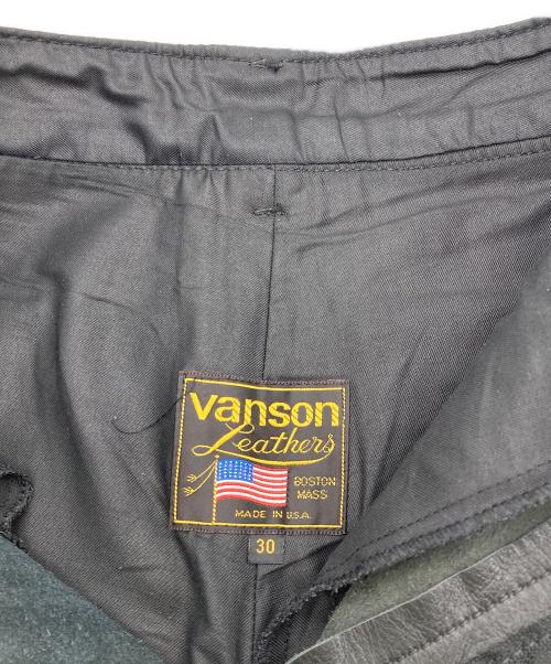 VANSON（バンソン）VANSON (バンソン) レザーパンツ ブラック サイズ:30の古着・服飾アイテム