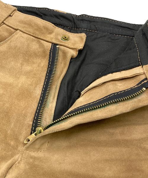 VANSON（バンソン）VANSON (バンソン) スエードパンツ ブラウン サイズ:30の古着・服飾アイテム