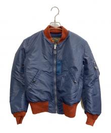 BUZZ RICKSON'S（バズリクソンズ）の古着「20周年 赤リブ　B-15C フライトジャケット」｜ネイビー