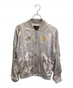 Hysteric Glamourヒステリックグラマー）の古着「Paradice パラダイス スカジャンジャケット」｜グレー