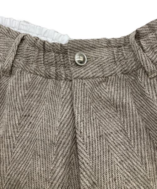 sulvam（サルバム）sulvam (サルバム) 26SS リネンカーゴボンテージパンツ グレー サイズ:Mの古着・服飾アイテム