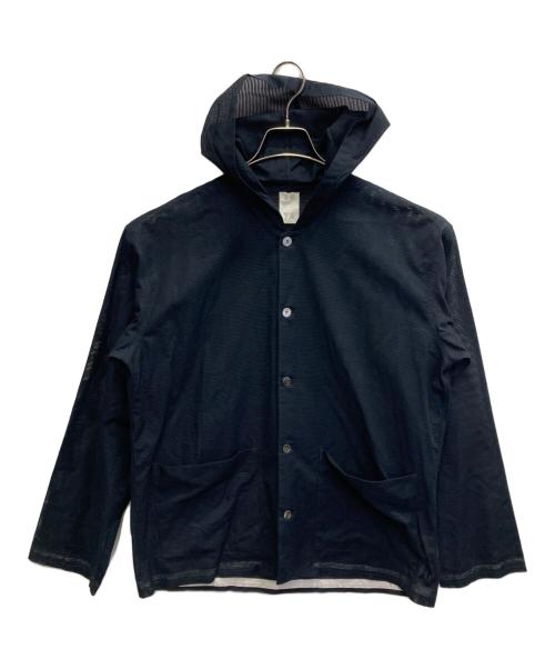 seya.（セヤ）seya. (セヤ) HOODIE SHIRT ネイビー サイズ:3の古着・服飾アイテム