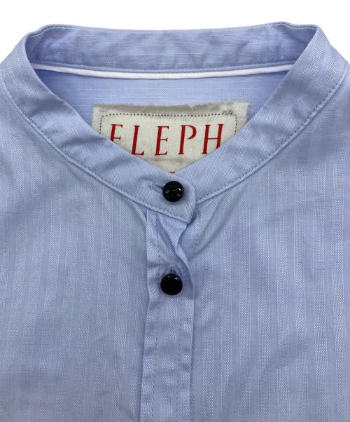 ELEPH（エレフ）ELEPH (エレフ) ストライプコットン ドレス ライトブルー サイズ:Sの古着・服飾アイテム