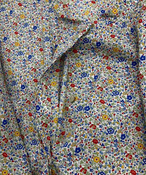 utilite（ユティリテ）utilite (ユティリテ) LIBERTY Print ヨーク切替シャツワンピース ホワイト サイズ:表記無しの古着・服飾アイテム