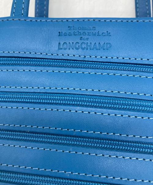 LONGCHAMP（ロンシャン）LONGCHAMP (ロンシャン) ハンドバッグ ブルーの古着・服飾アイテム