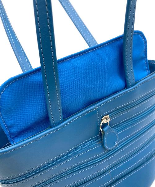 LONGCHAMP（ロンシャン）LONGCHAMP (ロンシャン) ハンドバッグ ブルーの古着・服飾アイテム