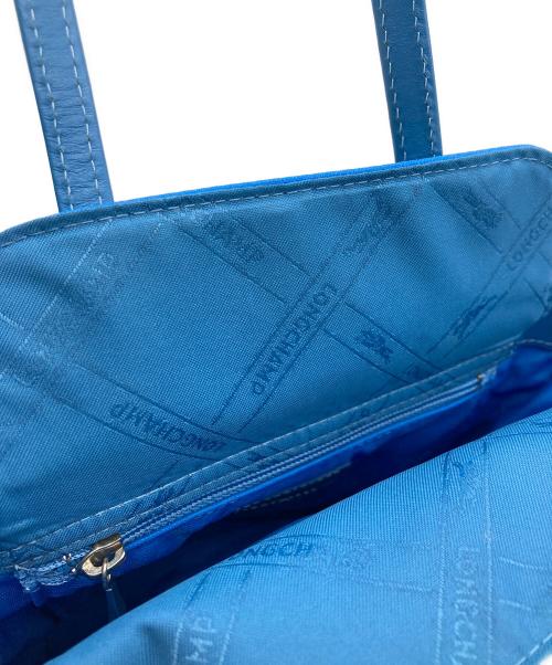 LONGCHAMP（ロンシャン）LONGCHAMP (ロンシャン) ハンドバッグ ブルーの古着・服飾アイテム