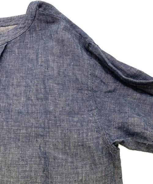 nest Robe（ネストローブ）nest Robe (ネストローブ) リネンブラウス インディゴ サイズ:不明（記載無し）の古着・服飾アイテム