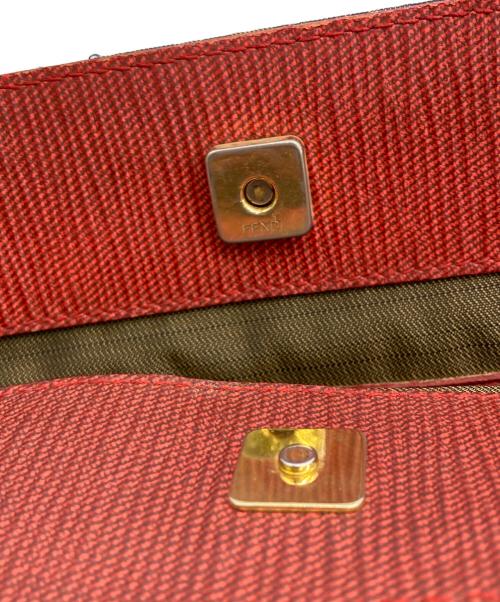 FENDI（フェンディ）FENDI (フェンディ) OLDレオパードハンドバッグ ブラウンの古着・服飾アイテム