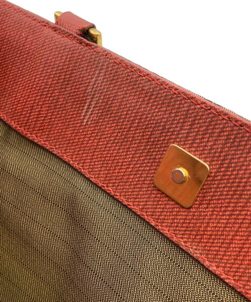 FENDI（フェンディ）FENDI (フェンディ) OLDレオパードハンドバッグ ブラウンの古着・服飾アイテム