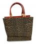 FENDI（フェンディ）の古着「OLDレオパードハンドバッグ」｜ブラウン