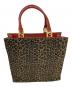 FENDI (フェンディ) OLDレオパードハンドバッグ ブラウン：25000円