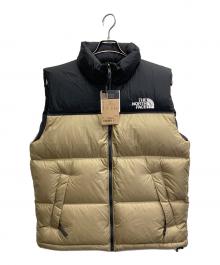 THE NORTH FACE（ザ ノース フェイス）の古着「Nuptse Vest」｜ベージュ×ブラック