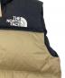 中古・古着 THE NORTH FACE (ザ ノース フェイス) Nuptse Vest ベージュ×ブラック サイズ:XL 未使用品：20000円