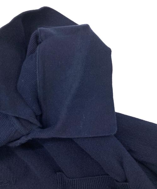 KAPTAIN SUNSHINE（キャプテンサンシャイン）KAPTAIN SUNSHINE (キャプテンサンシャイン) ポロカラーニットシャツ ネイビー サイズ:36の古着・服飾アイテム