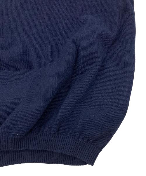 KAPTAIN SUNSHINE（キャプテンサンシャイン）KAPTAIN SUNSHINE (キャプテンサンシャイン) ポロカラーニットシャツ ネイビー サイズ:36の古着・服飾アイテム