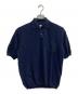KAPTAIN SUNSHINE（キャプテンサンシャイン）の古着「ポロカラーニットシャツ」｜ネイビー