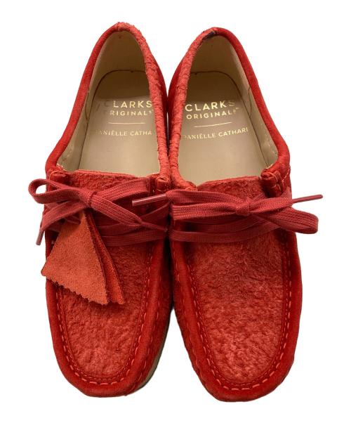CLARKS（クラークス）CLARKS (クラークス) Wallabee/ワラビーブーツ レッド サイズ:22.5ｃｍの古着・服飾アイテム