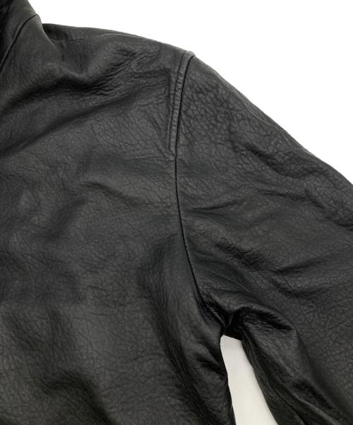 DANBERY HOMME（ダンベリー・オム）DANBERY HOMME (ダンベリー・オム) レザージャケット ブラック サイズ:Lの古着・服飾アイテム