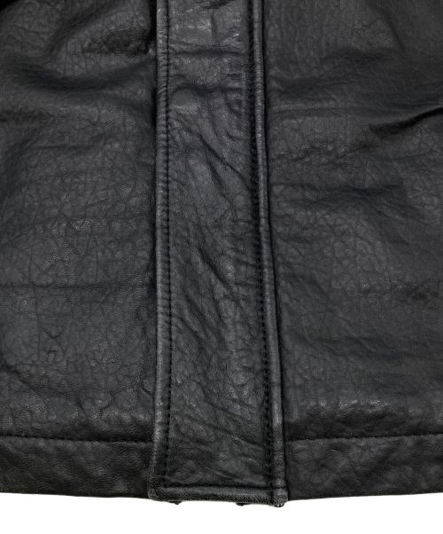 DANBERY HOMME（ダンベリー・オム）DANBERY HOMME (ダンベリー・オム) レザージャケット ブラック サイズ:Lの古着・服飾アイテム