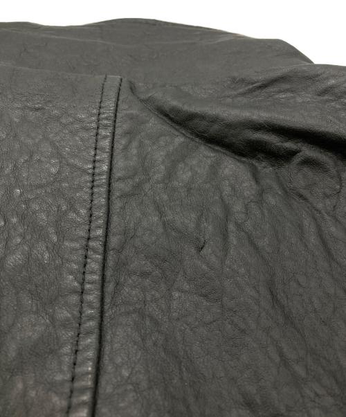 DANBERY HOMME（ダンベリー・オム）DANBERY HOMME (ダンベリー・オム) レザージャケット ブラック サイズ:Lの古着・服飾アイテム