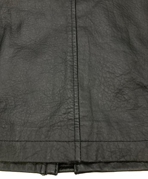 DANBERY HOMME（ダンベリー・オム）DANBERY HOMME (ダンベリー・オム) レザージャケット ブラック サイズ:Lの古着・服飾アイテム