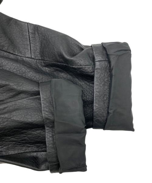 DANBERY HOMME（ダンベリー・オム）DANBERY HOMME (ダンベリー・オム) レザージャケット ブラック サイズ:Lの古着・服飾アイテム